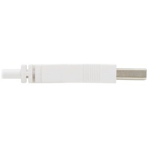 Eaton Tripp Lite Series Safe-IT USB 2.0 A to Micro-B Antibacterial Cable (M/M), White, 3 ft. (0.91 m) - 3 ft Micro-USB/USB