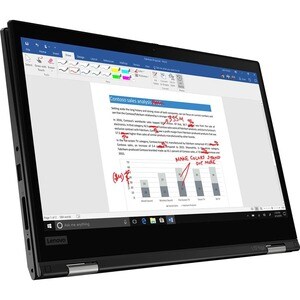 Lenovo ThinkPad L13 Yoga Gen 2 20VK0013GE 33,8 cm (13,3 Zoll) Touchscreen 2 in 1 Notebook - Full HD - 1920 x 1080 - Intel 