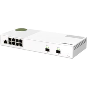 QNAP QSW QSW-M2108-2S 8 Ports Manageable Ethernet Switch - 2 Layer Supported - Modular - 12.17 W Power Consumption - Twist