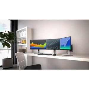 HP E24 G4 23.8" Full HD LCD Monitor - 16:9 - Black, Silver - 24" Class - In-plane Switching (IPS) Technology - 1920 x 1080