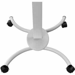 CTA Digital Height-Adjustable Rolling Medical Workstation Cart with VESA Plate - 4 Casters - 1