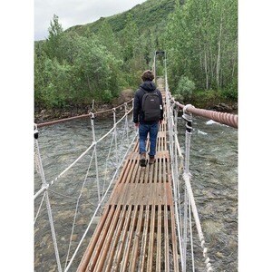 Codi Terra 100% Recycled Grey 15.6" Backpack with Antimicrobial Coating