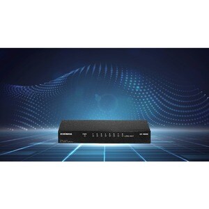 Switch Ethernet Edimax GS-1008E V2 8 Porte - 2 Layer supportato - 3 W Consumo energetico - Coppia incrociata - Desktop, Pa