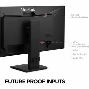 ViewSonic Value VA3456-MHDJ 34" Class UWQHD LED Monitor - 21:9 - Black - 86.6 cm (34.1") Viewable - In-plane Switching (IP