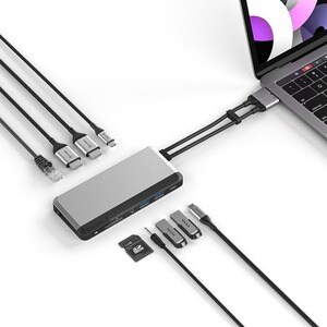 Alogic USB Type C Docking Station for Notebook, Tablet PC - 100 W - 4 x USB Ports - USB Type-C - Network (RJ-45) - HDMI - 