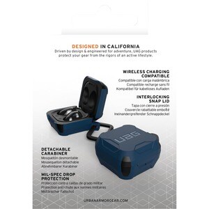 Urban Armor Gear Hardcase Carrying Case Samsung Earbud - Mallard, Black - Scratch Resistant, Impact Resistant, Debris Resi