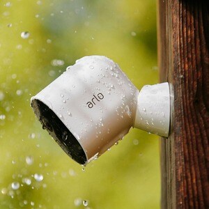 Arlo Pro 4 Spotlight Security Camera, 1 Pack, White - VMC4050P - Arlo Pro 4 Spotlight Security Camera - 1 Pack - Wireless 
