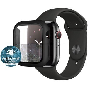 PanzerGlass Original Tempered Glass Anti-glare Screen Protector - Black - For LCD Apple Watch - Shock Resistant, Scratch R