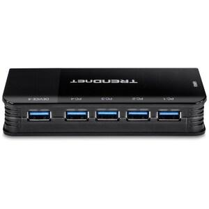 Switch/Commutateur USB TRENDnet TK-U404 Nouveau - Externe - 4 Total de ports USB - 4 Port(s) USB 3.1 - PC, Mac
