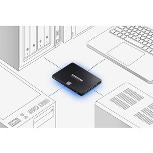 Samsung 870 EVO MZ-77E2T0E 2 TB Solid State Drive - 2.5" Internal - SATA (SATA/600) - Desktop PC, Notebook, Storage System