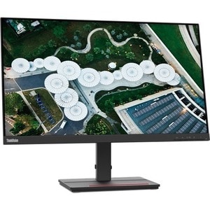 Lenovo ThinkVision S24e-20 24" Class Full HD LCD Monitor - 16:9 - Raven Black - 23.8" Viewable - Vertical Alignment (VA) -
