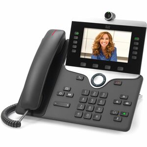 Cisco 8845 Telefone IP - Recondicionado - Bluetooth - Montagem em parede - Carvão - Compatível com TAA - VoIP - 2 x Rede (