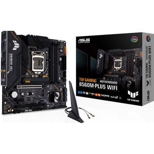 TUF GAMING B560M-PLUS WIFI Desktop Motherboard - Intel B560 Chipset - Socket LGA-1200 - Intel Optane Memory Ready - Micro 