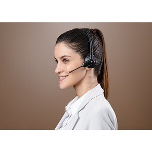 Yealink WH67 UC Kabellos Ohrhörer, Kopfbügel, Nackenbügel Mono Headset - Monaural - Ohraufliegend - 20 Hz bis 10 kHz Frequ