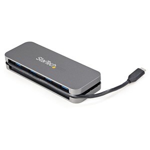 StarTech.com 4 Port USB C Hub - 4x USB-A - 5Gbps USB 3.0 Type-C Hub (USB 3.2/3.2 Gen 1) - Bus Powered - 11" Long Cable w/ 