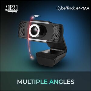 Adesso 1080P HD USB Webcam with Built-in Microphone TAA Compliant - 1080P Manual Focus High Definition - 2.1 Megapixel CMO