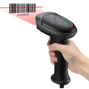 Adesso NuScan NuScan 2500CU Healthcare, Library, Retail, Warehouse Handheld Barcode Scanner - Cable Connectivity - USB Cab
