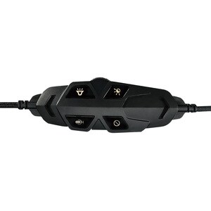Adesso Xtream G4 Wired Over-the-head Stereo Gaming Headset - Black/Grey - Binaural - Circumaural - 20 Ohm - 20 Hz to 20 kH