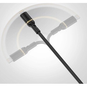 OtterBox USB-C to USB-C Wall Charging Kit, 30W Fast Charge - Black Shimmer