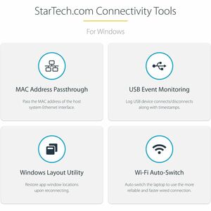 StarTech.com Thunderbolt 3 Dock w/USB-C Host Compatibility - Dual 4K 60Hz DP 1.4 or HDMI TB3/USB-C Docking Station - 1x 8K