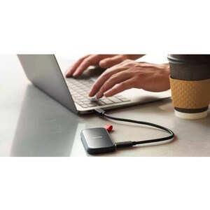 Unidad de estado sólido Pórtatil SanDisk SDSSDE30-480G-G25 - Externo - 480 GB - USB 3.2 Tipo C