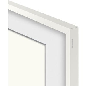 Samsung (2021) 50" The Frame Customizable Bezel - Modern White - 44.39" x 25.60" Frame Size - Rectangle - Landscape - Magn