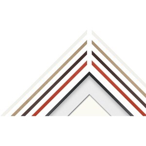 Samsung (2021) 55" The Frame Customizable Bezel - Modern Brown - 48.86" x 28.12" Frame Size - Rectangle - Landscape - Magn