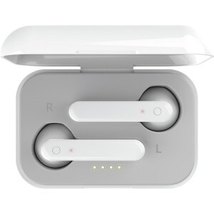 Trust Primo True Wireless Earbud Stereo Earset - White - Binaural - In-ear - 1000 cm - Bluetooth - 20 Hz to 20 kHz - Elect