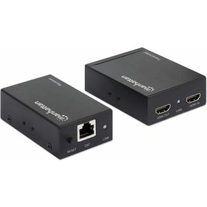 Extensor Video HDMI, 50M via Cat 6, 1080p - 1 Dispositivo de Entrada - 1 Dispositivo de salida - 100m Alcance - 2 x Red (R