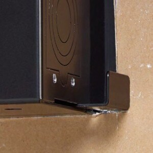 Chief Lever Lock Plate - For In-Wall Storage Box - Black - 5 lb Load Capacity