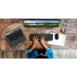 Dell Pro KM5221W Keyboard & Mouse - QWERTY - English (US) - USB Wireless RF - Keyboard/Keypad Color: Black - USB Wireless 
