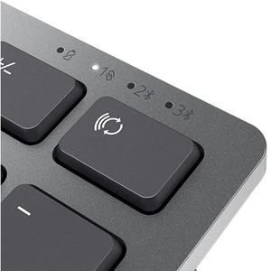 Dell Premier KM7321W Tastatur & Maus - QWERTZ - Deutsch - Tastatur, Kabellos, Bluetooth/RF 2,40 GHz USB, Grau - Maus, Opti