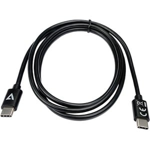 Câble pour transfert de données V7 V7USB2C-1M - 1,01 m USB-C - Cable for Dispositif périphérique, Caméra, Scanner, Imprima