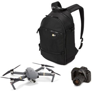 Case Logic Bryker Carrying Case (Backpack) for 25.7 cm (10.1") DJI iPad Drone - Black - Shoulder Strap - 408.9 mm Height x