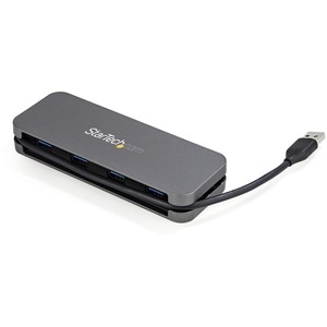 StarTech.com HB30AM4AB. Hostschnittstelle: USB 3.2 Gen 1 (3.1 Gen 1) Type-A, Hub interfaces: USB 3.2 Gen 1 (3.1 Gen 1) Typ