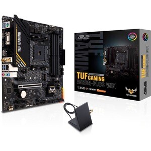 TUF GAMING A520M-PLUS WIFI Desktop Motherboard - AMD A520 Chipset - Socket AM4 - Micro ATX - Ryzen 3, Ryzen 5, Ryzen 7, Ry