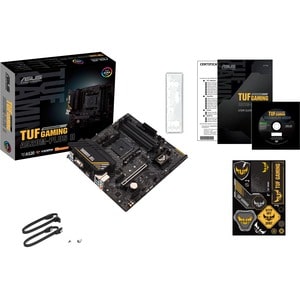 TUF GAMING A520M-PLUS II Desktop Motherboard - AMD A520 Chipset - Socket AM4 - Micro ATX - Ryzen 3, Ryzen 5, Ryzen 7, Ryze