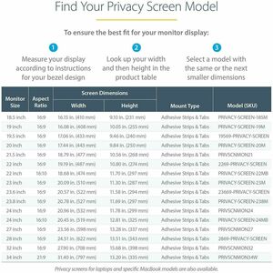 32IN. MONITOR PRIVACY SCREEN - UNIVERSAL - MATTE OR GLOSSY