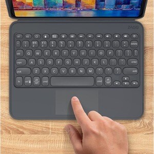 ZAGG Pro Keys with Trackpad Wireless Keyboard & Detachable Case iPad 10.2 - Charcoal