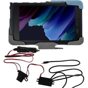 Gamber-Johnson Kabelgebundenes Cradle für Tablet-PC - Ladefunktion - Synchronisierfähigkeit - NFC - USB-Typ C, Pogo Pin