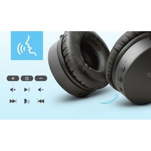 Trust Tones Kabel/Kabellos Auf den Ohren Design Kopfhörer - Schwarz - Geschlossen - 10 m Reichweite - Bluetooth - Mini-Pho