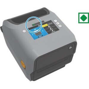 Zebra ZD621R Desktop Thermal Transfer Printer - Monochrome - Label/Receipt Print - USB - USB Host - Serial - Bluetooth - R