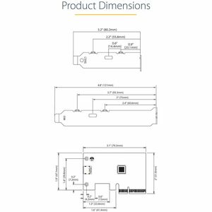 StarTech.com Scheda PCIe USB 3.2 Gen 2x2 a 1 porta - USB-C SuperSpeed 20Gbps PCI Express 3.0 x4 -Scheda di espansione USB 