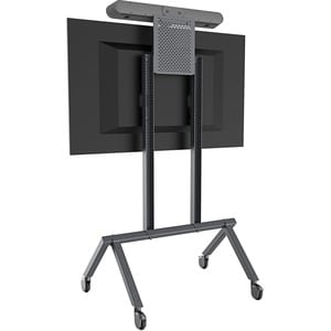 Heckler Design Cart Mount for Video Conferencing Camera, Display Cart, Mounting Panel - Black Gray - Steel