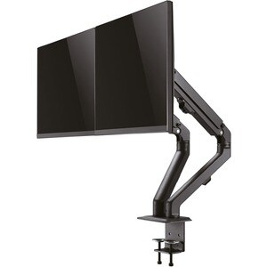 Neomounts Neomounts Pro Desk Mount for Display Screen, LCD Display - Black - Height Adjustable - 2 Display(s) Supported - 