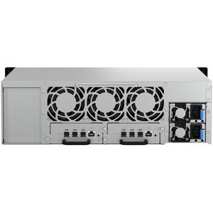 QNAP TL-R1620SDC Drive Enclosure 12Gb/s SAS, SATA/600 - Mini-SAS HD Host Interface - 3U Rack-mountable - Hot Swappable Bay