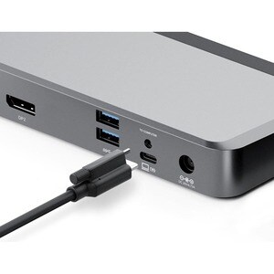 Universal Dock Dual Display Screen 4K docking station with 65W power delivery PD  DP Alt Mode USB-C and USB-A devices