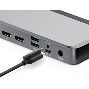Universal Dock Triple Display Screen 4K docking station with 100W power delivery PD  DP Alt Mode USB-C and USB-A devices