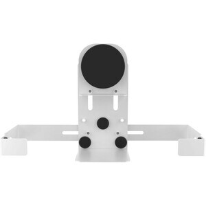 CTA Digital Magnetic Speaker Holder for PAD-PARAW and Mobile Floor Stands (White) - 3.8" Height x 8.3" Width x 4.5" Depth 