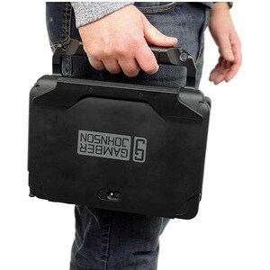 Gamber-Johnson Rugged Keyboard - Docking Connectivity - Pogo Pin Interface - TouchPad - English (US) - Industrial Silicon 